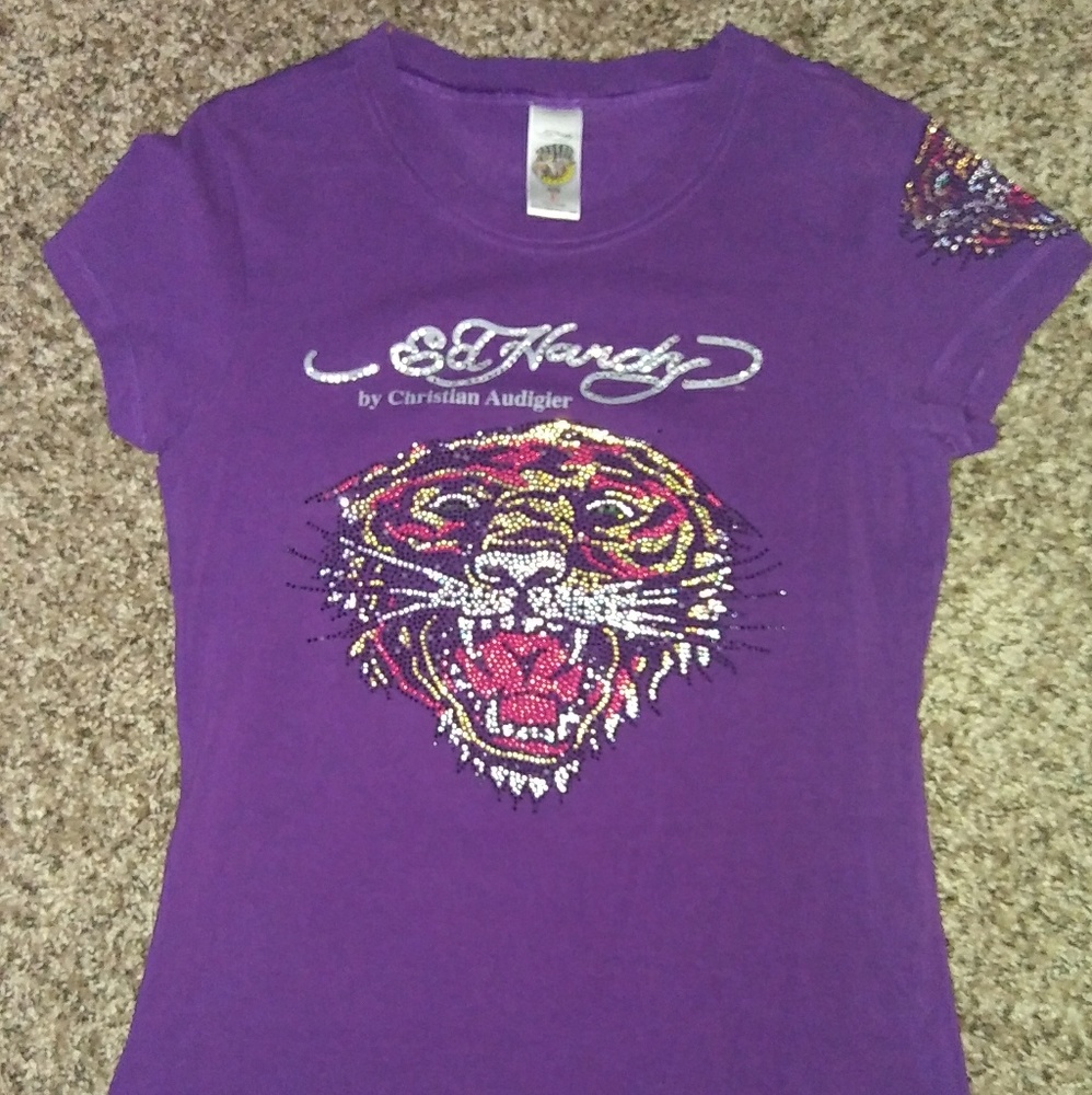Authentic Ed Hardy ladies blouse